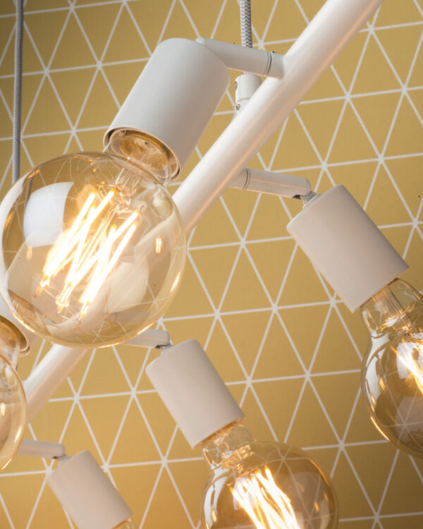 8-lichts stangvormige hanglamp wit It's About RoMi Miami - Image 4