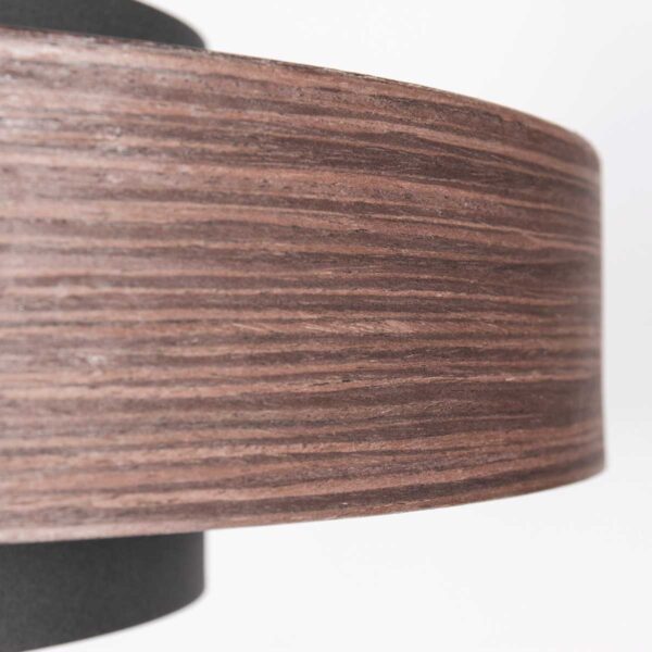Ronde houtkleurige retro hanglamp Anne Lighting Flinter - Ø50 cm - Image 9