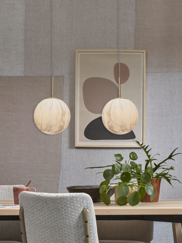 Goudkleurige hanglamp dessinbol middelgroot It's About RoMi Carrara - Image 5