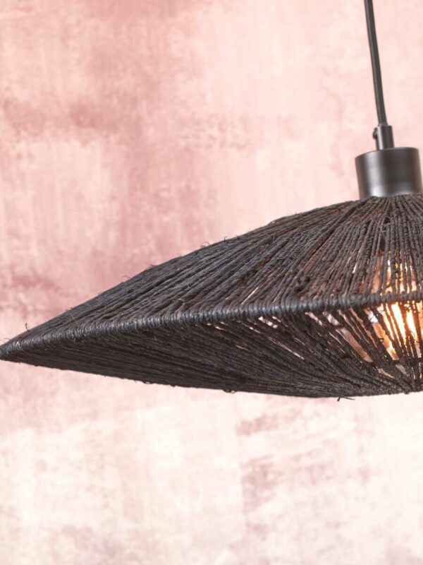 Bohemian zwarte bamboe rieten vloerlamp GOOD&MOJO Iguazu - Image 6