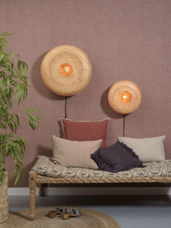 Bamboe wandlamp naturel bohemian GOOD&MOJO Palawan - Image 9