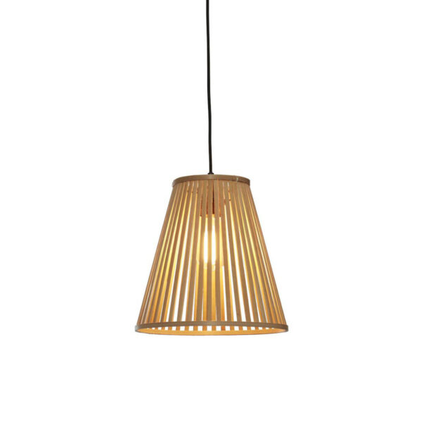 Naturel bamboe hanglamp conisch GOOD&MOJO Merapi
