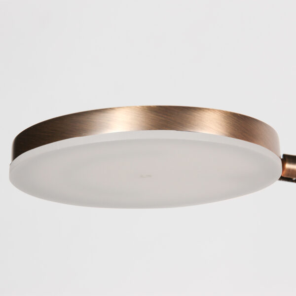 Oplaadbare bronskleurige vloerlamp met leesarm ingebouwde dimfunctie Steinhauer Soleil - Image 11