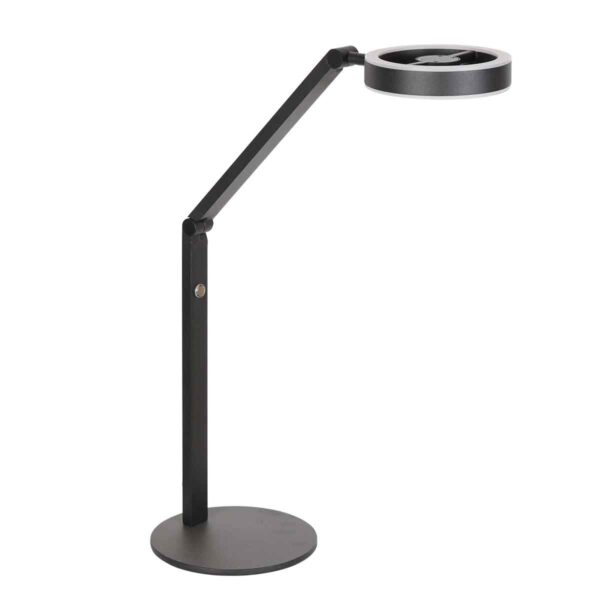 Metalen zwarte tafellamp modern Steinhauer Ringlux - Image 2