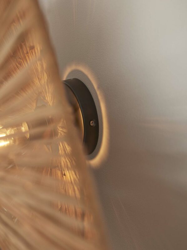 Achthoekige raffia plafondlamp bruin L GOOD&MOJO Panama - Image 7