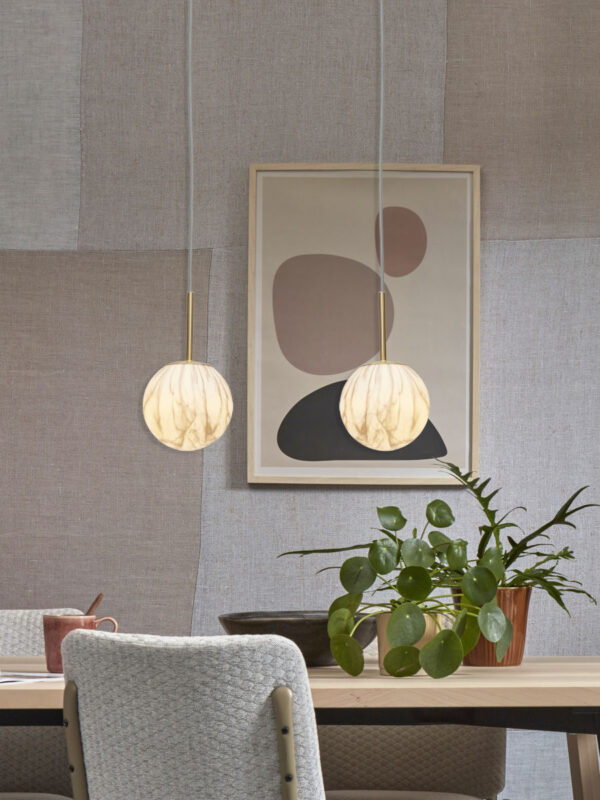 Goudkleurige hanglamp dessinbol klein It's About RoMi Carrara - Image 5