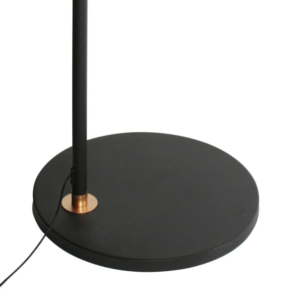 Gouden moderne metalen vloerlamp Steinhauer Ringlux - Image 5