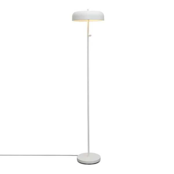 Wit-metalen ronde retro vloerlamp It's About RoMi Porto