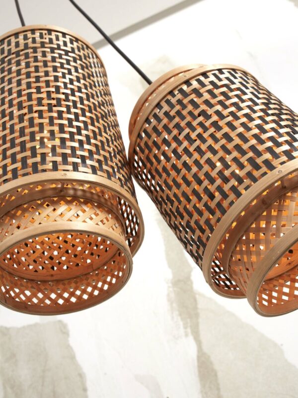 Bamboe metalen hanglamp boheems naturel GOOD&MOJO Bhutan - Image 3