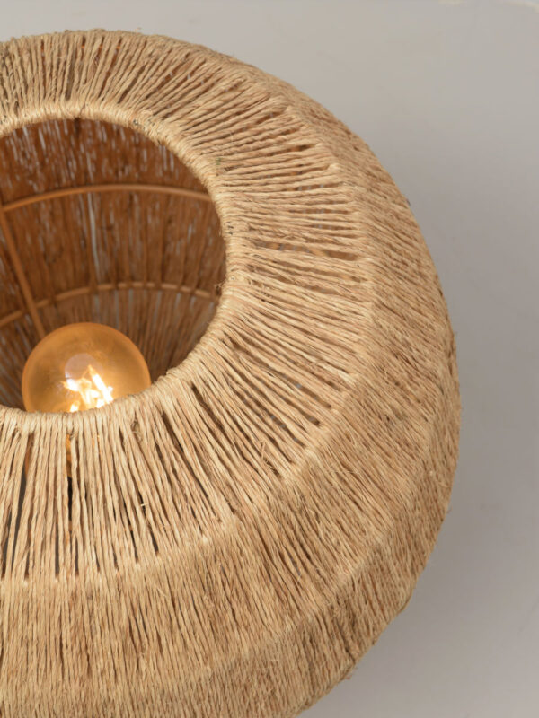 Rieten bohemian tafellamp zwart naturel GOOD&MOJO Iguazu - Image 6