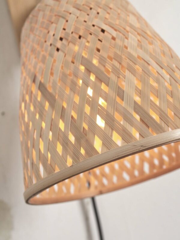 Bamboe boheems naturel wandlamp GOOD&MOJO Java - Image 8