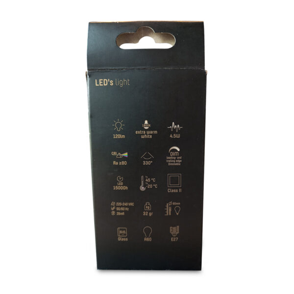 Dimbare lichtbron met rookglas E27 Mexlite - Image 3