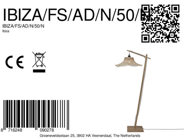 Naturel bamboe bohemian vloerlamp GOOD&MOJO Ibiza - Image 13
