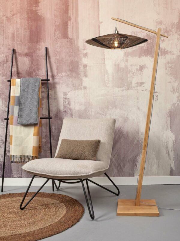 Bamboe zwart naturel bohemien vloerlamp GOOD&MOJO Iguazu - Image 5