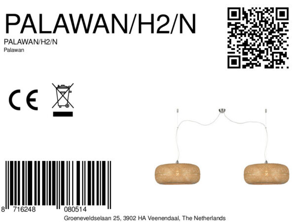 Bamboe hanglamp bohemian naturel GOOD&MOJO Palawan - Image 8
