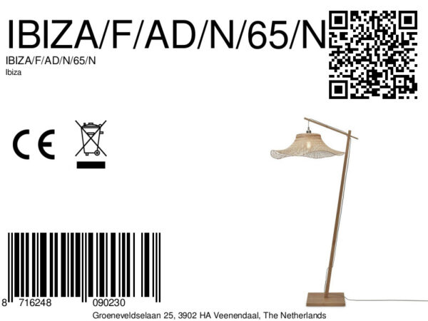 Naturel bamboe vloerlamp bohemian GOOD&MOJO Ibiza - Image 13