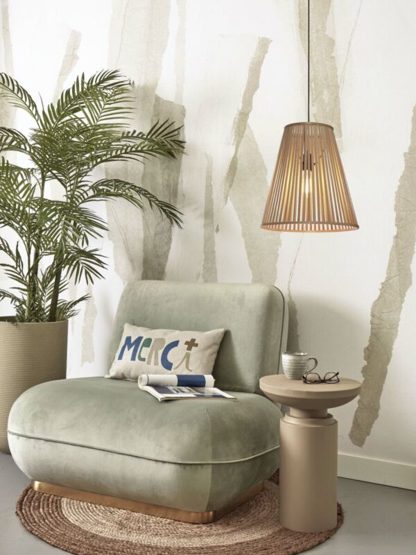 Naturel conische hanglamp bamboe L GOOD&MOJO Merapi - Image 10