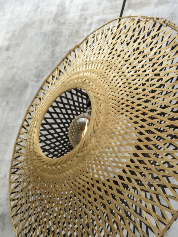 Ronde naturel bamboe bohemian hanglamp GOOD&MOJO Kalimantan - Image 6