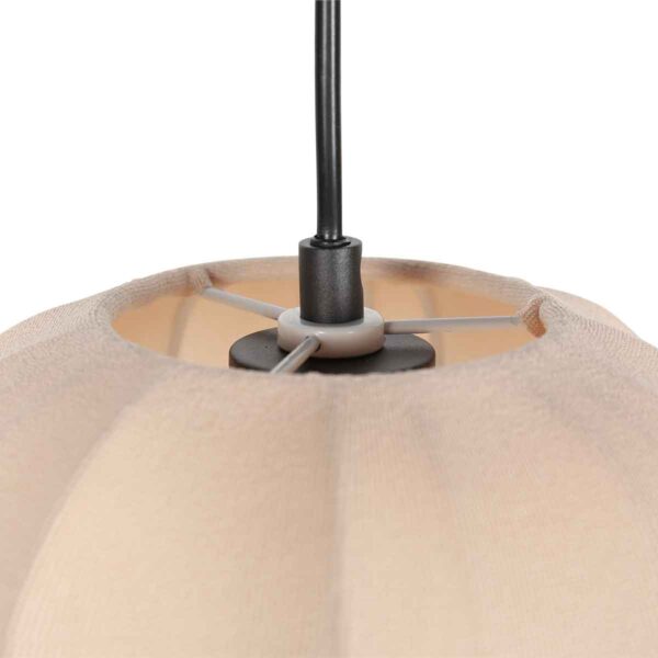 Hanglamp Japandi stijl van stof Anne Lighting Sable - Image 5