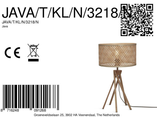 Tafellamp naturel bohemian rond GOOD&MOJO Java - Image 10