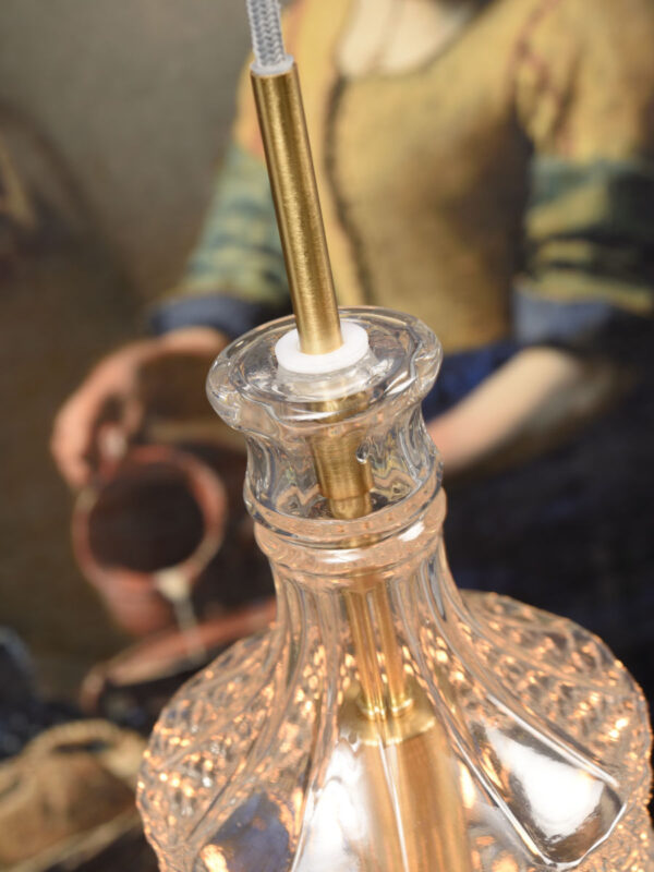 Klassieke glazen gouden hanglamp It's About RoMi Brussels - Image 3