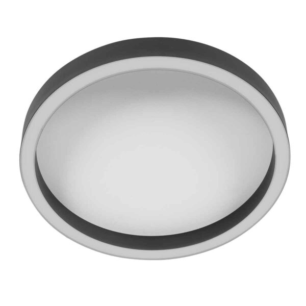 Metalen moderne plafonnière zwart Steinhauer Ringlux - Image 9