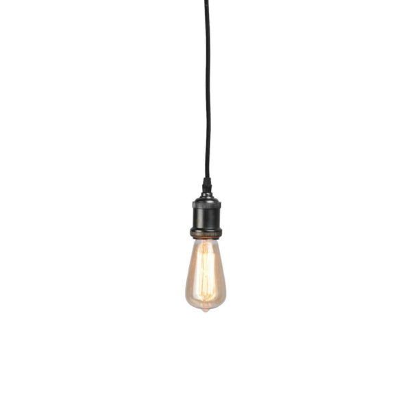 Metalen zwarte retro hanglamp It's About RoMi Riga