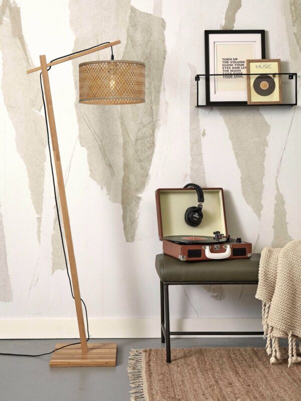 Vloerlamp bohemien bamboe naturel GOOD&MOJO Java - Image 5