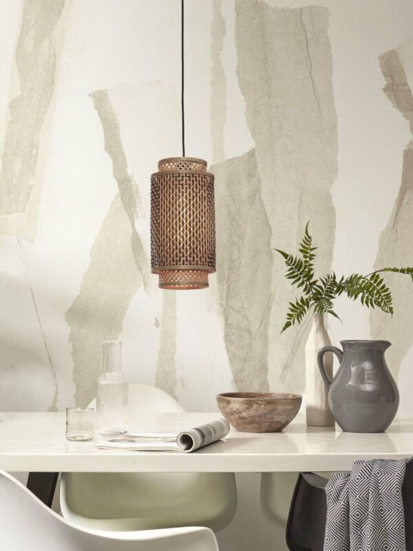 Naturel bamboe boheems hanglamp GOOD&MOJO Bhutan - Image 2