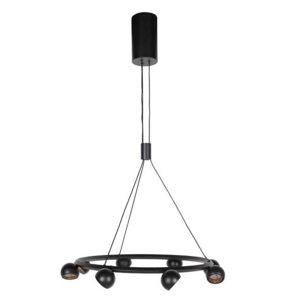 Retro ronde zwarte hanglamp modern design Steinhauer Marcadore - Image 2