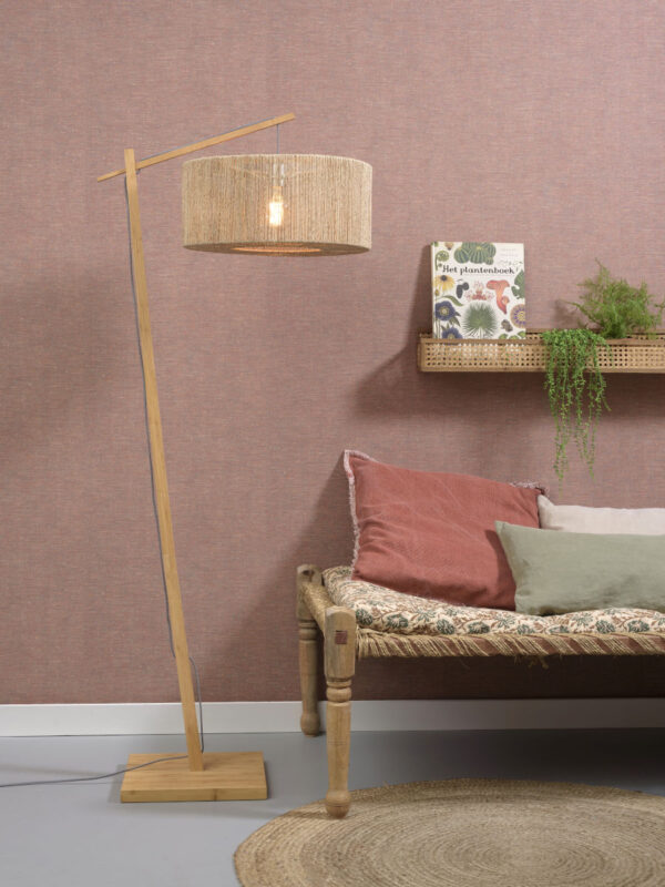 Vloerlamp naturel riet bamboe bohemien GOOD&MOJO Iguazu - Image 5