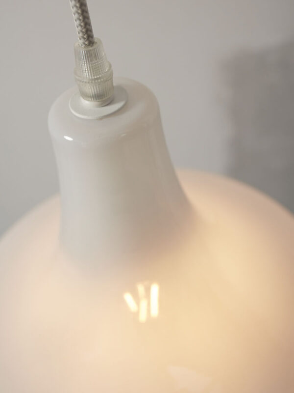 Metalen-glazen hanglamp wit Scandinavisch It's About RoMi Reykjavik - Image 4