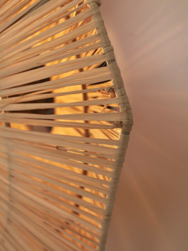 Plafondlamp achthoek naturel raffia GOOD&MOJO Panama - Image 6