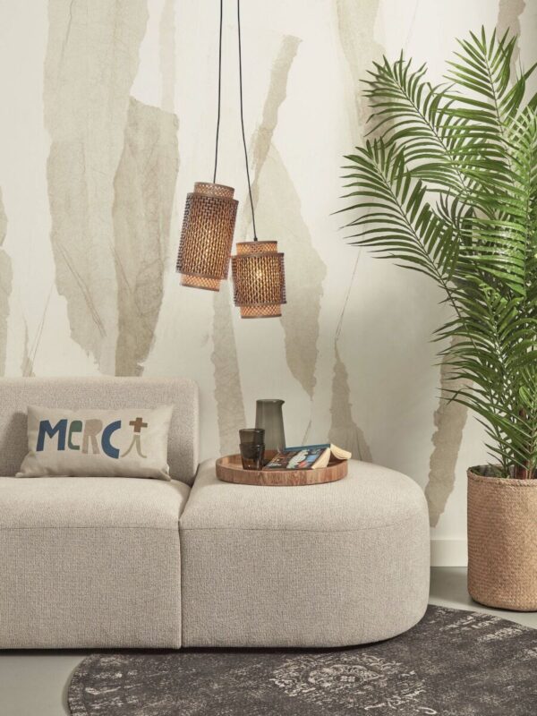 Bamboe metalen hanglamp boheems naturel GOOD&MOJO Bhutan - Image 10