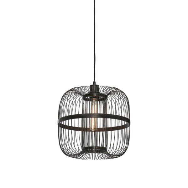 Zwarte ronde oosterse hanglamp GOOD&MOJO Hokkaido