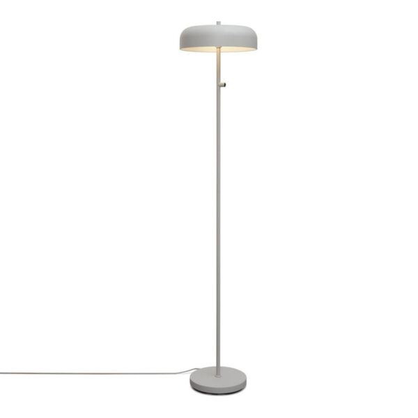 Ronde grijze retro vloerlamp It's About RoMi Porto