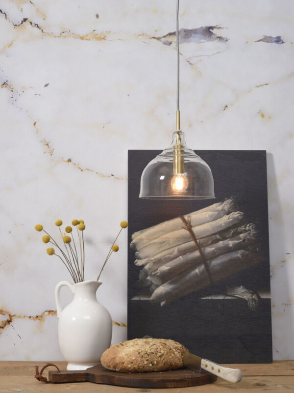 Glazen klassieke gouden hanglamp It's About RoMi Brussels - Image 8