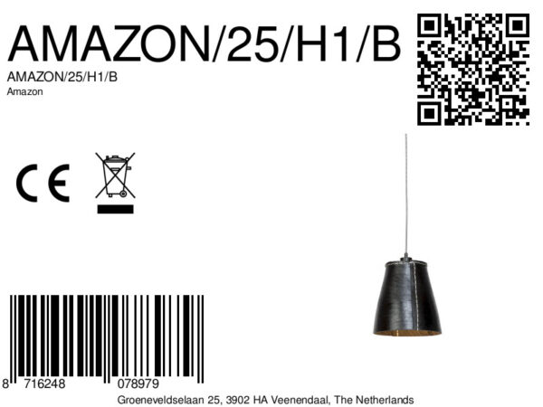 Zwarte vintage hanglampen rubber GOOD&MOJO Amazon - Image 8