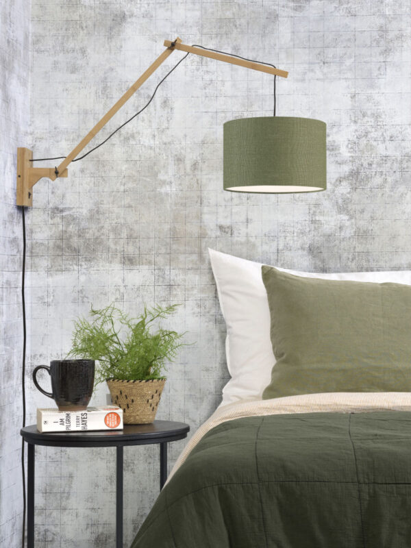 Groene wandlamp dubbelgewricht naturel GOOD&MOJO Andes - Image 2