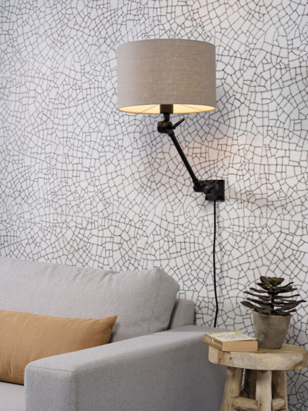 Metalen grijze wandlamp retro It's About RoMi Amsterdam - Image 2