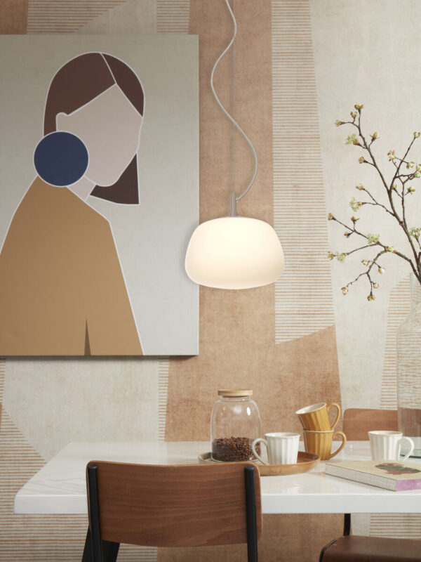 Hanglamp Scandinavisch metaal wit-glas It's About RoMi Sapporo - Image 2