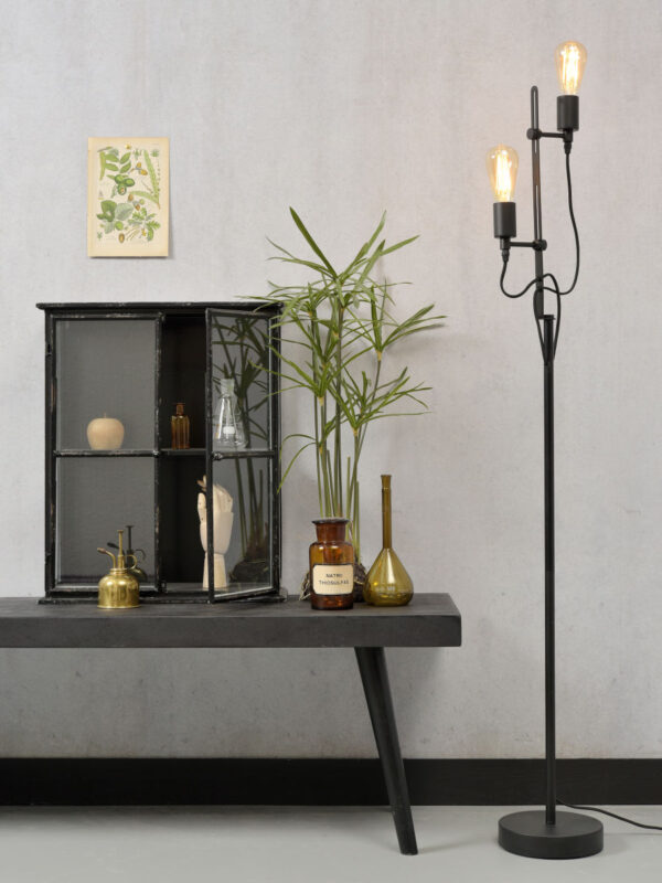 Metalen retro vloerlamp zwart It's About RoMi Seattle - Image 5