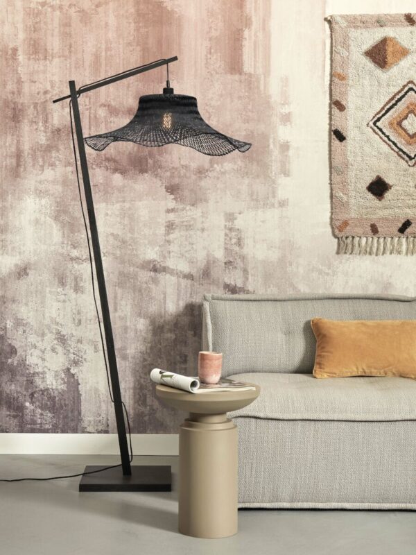 Zwarte bohemien bamboe vloerlamp GOOD&MOJO Ibiza - Image 2