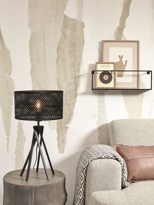 Tafellamp zwart bamboe bohemien GOOD&MOJO Java - Image 5