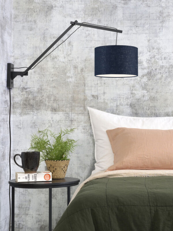 Blauwe wandlamp dubbelgewricht GOOD&MOJO Andes - Image 5