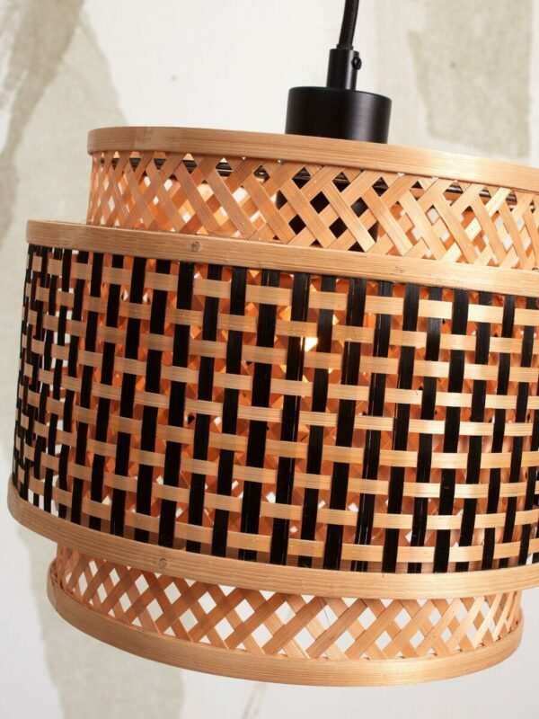 Bamboe vloerlamp bohemian naturel zwart GOOD&MOJO Bhutan - Image 6