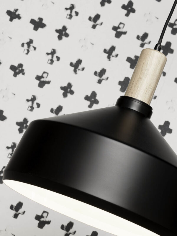 Naturel/zwarte hanglamp hout/metaal M It's About RoMi Melbourne - Image 3
