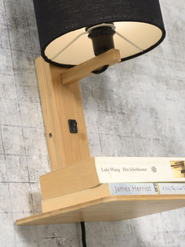 Groene plateau wandlamp naturel GOOD&MOJO Andes - Image 6