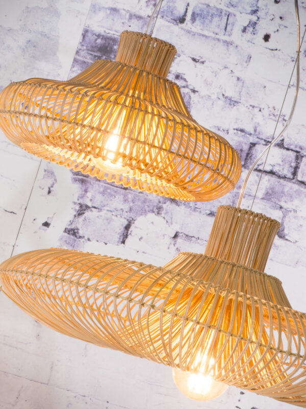 Naturel rotan bohemian hanglampen GOOD&MOJO Kalahari - Image 4