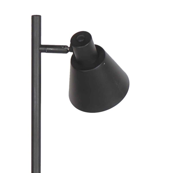 Metalen vloerlamp zwart retro Mexlite Oeroe - Image 4